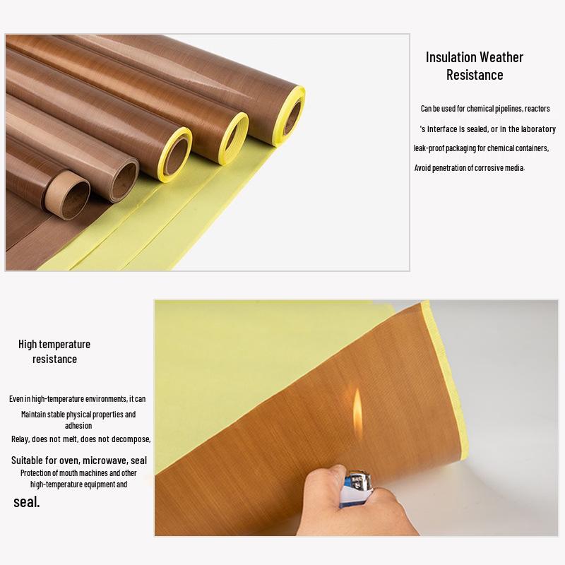 

Термостойкая тефлоновая лента - Изоляционная, износостойкий политетрафторэтилен (PTFE) Изоляционная лента 5mm Width * 10m Length