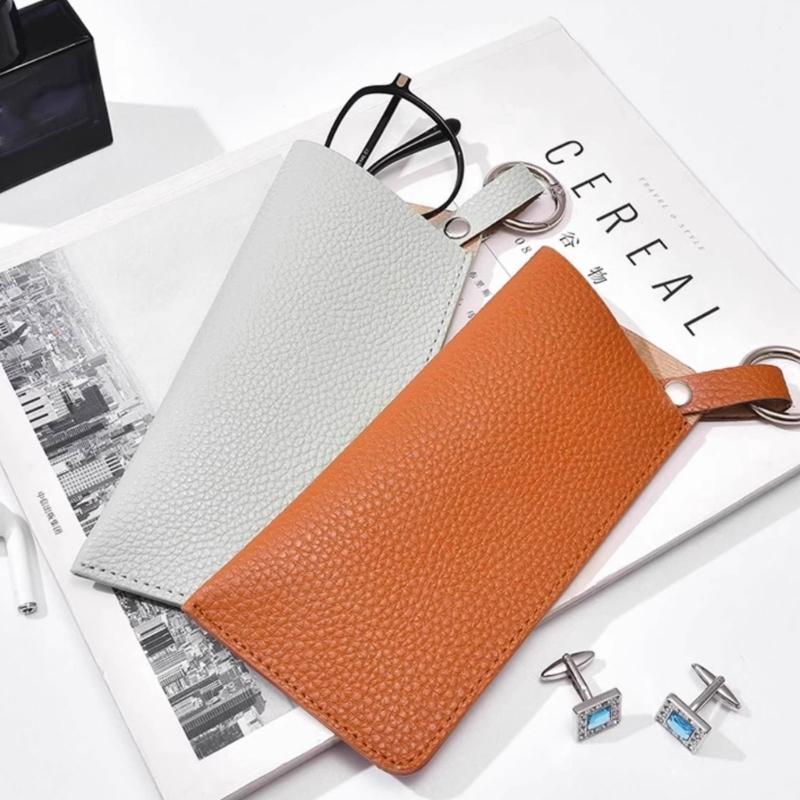 Portable Hanging Glasses Storage Bag Lightweight PVC Design Waterproof Protective Case With Soft Lining For Eyewears Care