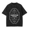 Peaky Blinders GARRISON TAVERN Acid Wash T-shirts Men Women Summer Cotton Clothing Round Neck Short Sleeved Tee