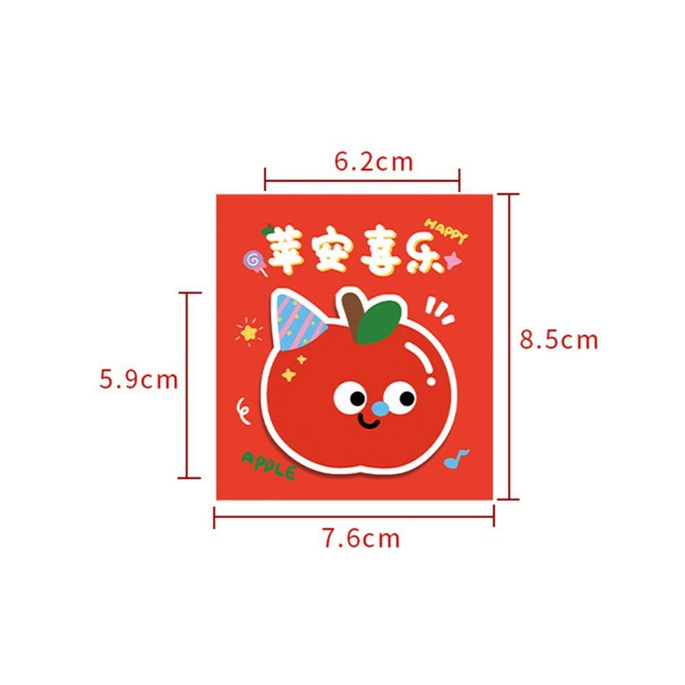 30Pcs/Set Paper Thickness Fruit Text Stickers Paper Strong Viscosity Notes Notepad Not Easily Damaged Sticky Notes Student