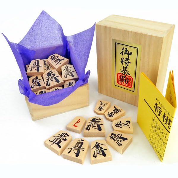 Shogi Shop: A Shogi Board Set Featuring a New Katsura No. 5 Folding Board, Perfect for Beginners or Casual Games. Includes an Original Mini Piece Bag