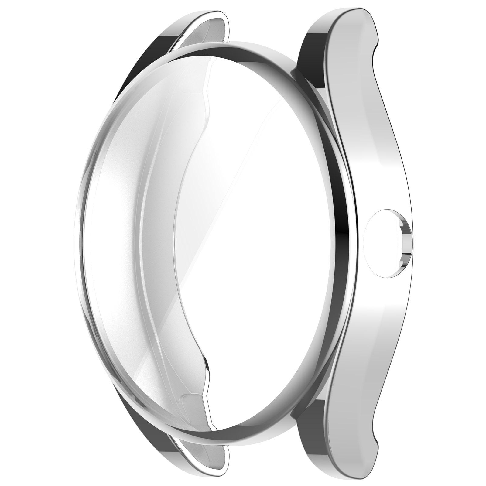 

Полный защитный чехол для Huawei watch buds SmartWatch Защитная пленка для экрана Запасные аксессуары Чехол с покрытием Мягкий ТПУ For Huawei buds серебряный