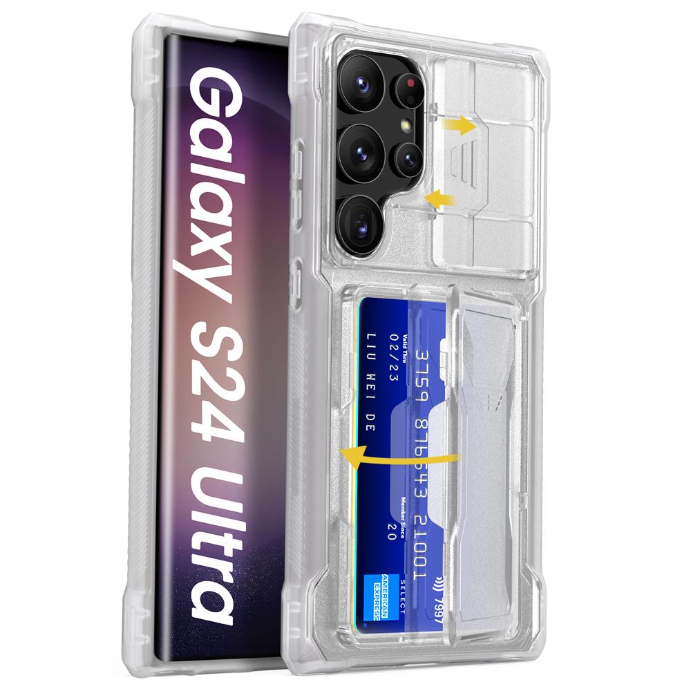 

Чехол-кошелек с отделением для карт, чехлы для телефонов, защитный чехол для камеры Samsung Galaxy S24 Ultra, чехол 5G, противоударные чехлы For S24 Ultra