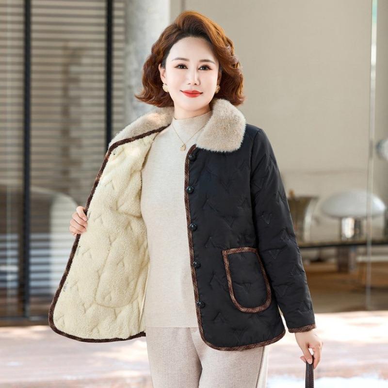 Women's Cotton-padded Clothes, Winter Cotton-padded Clothes, Short Jackets, New Warm, Piled and Thickened Cotton-padded Jackets.