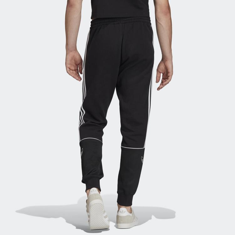 Adidas Originals Outline Sp Ft Mid-Waist Knit Sweatpants Men Bottoms Black FM3912
