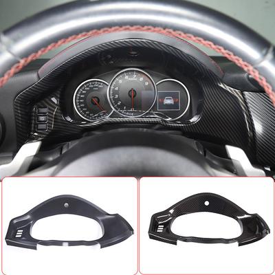 For Toyota 86/Subaru BRZ 12-20 ABS Carbon Fiber/Red Car Dashboard Display Decorative Frame Interior Accessories Car Modification