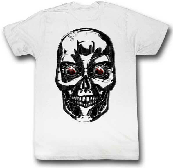 The Terminator 80 Movie Terminator Face With Big Eyes Men T Shirt M