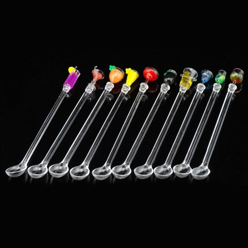 2 ks / 1 ks Cute Cocktail Drink Mixer Bar Puddler Muddler Míchací Tyčinky Ladle Míchadlo