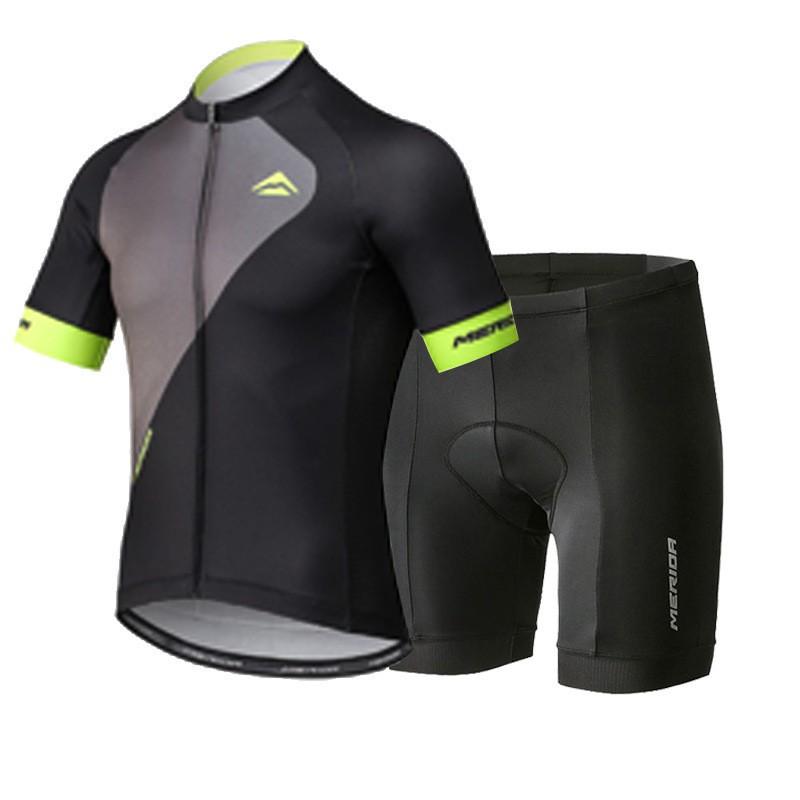 Men Women Cycling Jersey Shorts Set Quick Dry Breathable Bike Riding Outfit Road Mountain Bikes
