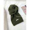 Soft Wool Blend Knit Scarf Women Winter Warm Lightweight Minimalist Style Long Wrap Shawl In Multiple Colors