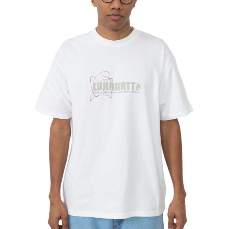 Carhartt WIP SS24 S/S Unified T-Shirt Letter Print Crew Neck Short Sleeve T-Shirt Men Tops White I033180-02-XX
