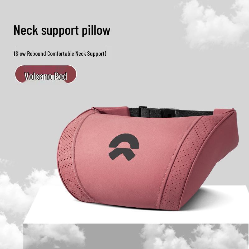 Nio ET5/ES6/ES8/EC6/ES7 Compatible Neck & Lumbar Support Pillow for All-Season Car Seat Comfort
