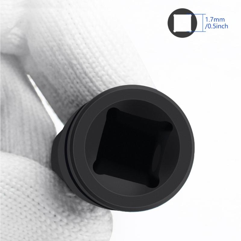 Durability 22mm Hex Impact Bit Socket 1/2Inch Drive Chrome Molybdenum Steel for High Torques Applications for Mechanics