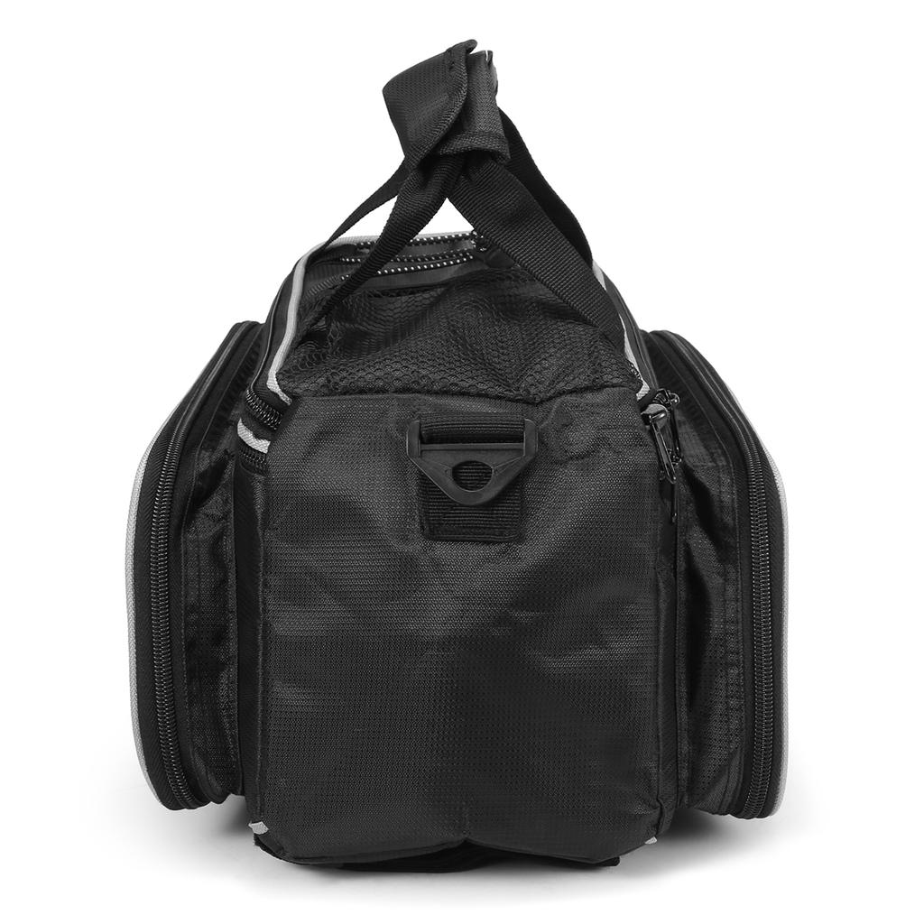 Lixada Waterproof Bicycle Rear Seat Bag Cycle Bike Trunk Bag Bike Pannier Bag Shoulder Bag with Rain Cover