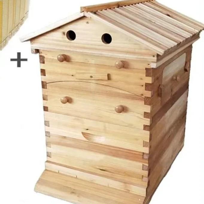 

Automatic Beehive with Self-Flowing Honey Comb Frame
