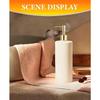 6 Pack Gold Soap Dispenser Pump, Top Replacement for Lotion & Regular Glass Bottles (Standard Diameter 28/400 Neck Size)