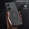 Magnetic Case For POCO F6 X6 Pro Luxury Leather Frosted Hard Back Cover For POCO X7 F5 X5 Pro Shockproof Bumper For POCO X6 Pro