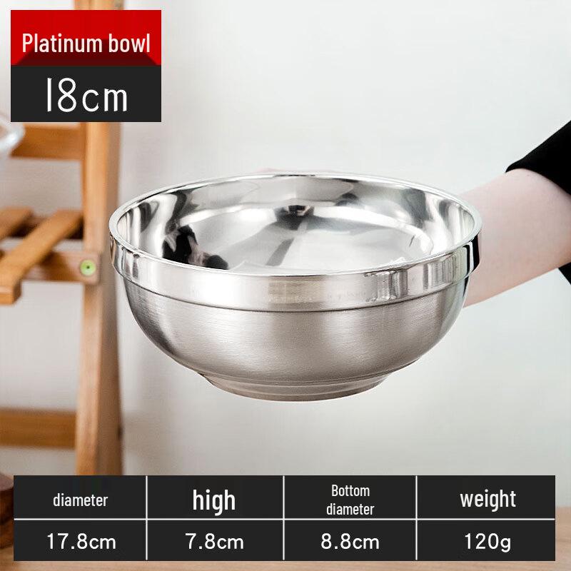 304 Stainless Steel Double-Layer Insulated Kids Bowl