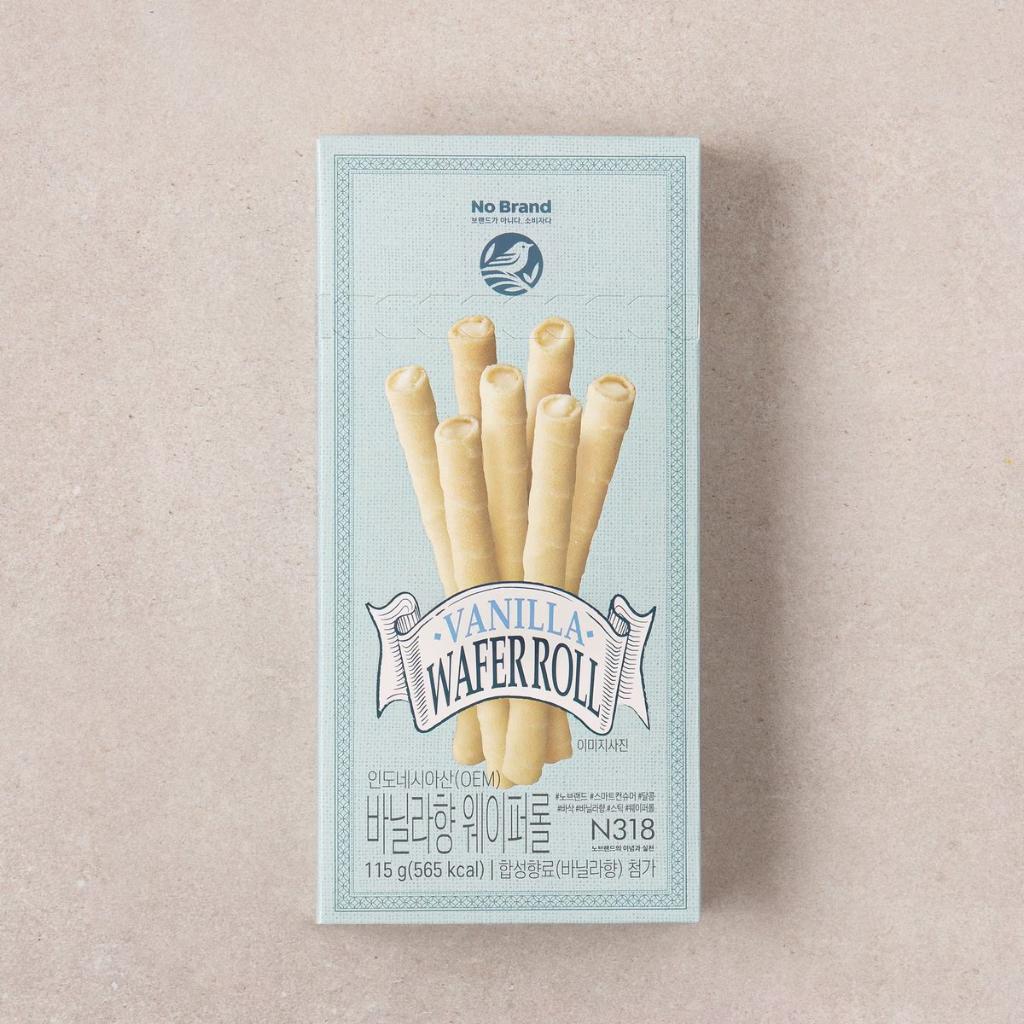 

[No Brand] Vanilla Wafer Roll 115g