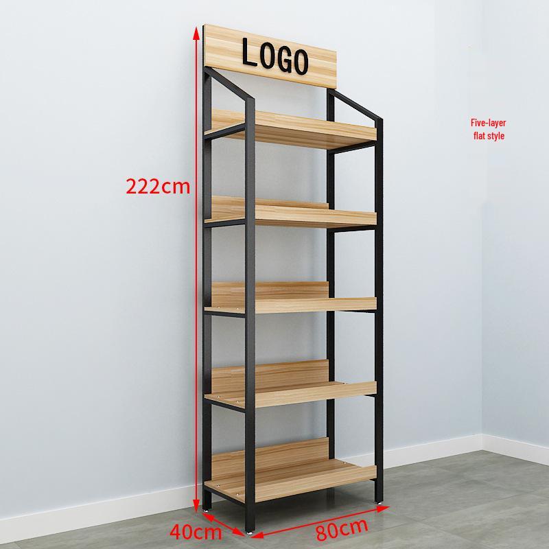 Slanted Multi-Layer Display Rack for Snacks, Jewelry, and Shoes