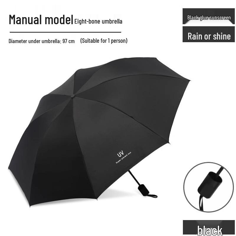 Rain or Shine: Color-Changing Three-Fold UV-Protective Umbrella