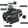 1X40 Red Green Dot Sight Metal Body 5 Bright Levels Durable Anti-Scratch Fit for 11mm/20mm Toy Gun Accessories