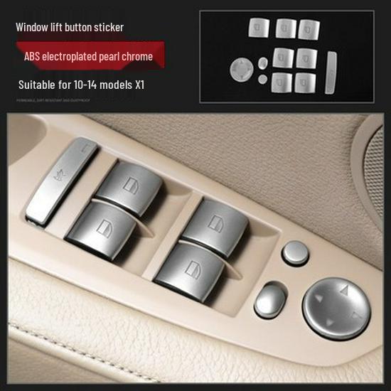 

BMW X5, X6, X1, 3 Series E90 Window Lift Switch Button Stickers for Older Models
