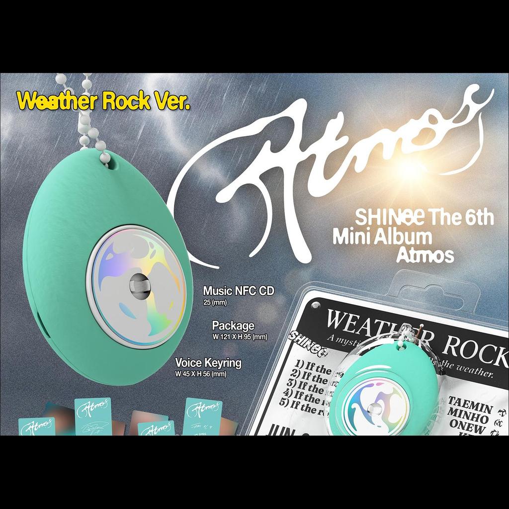 [Pre-order] SHINee [Atmos] 6th Mini Album Weather Rock Ver. + Free Gift