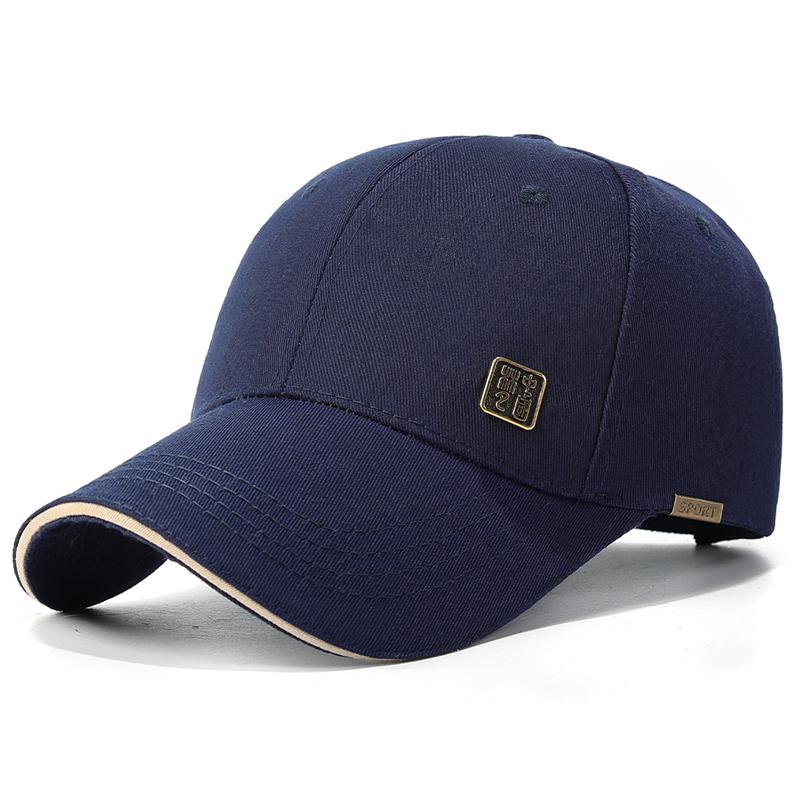 

Chinese Style Baseball Cap Outdoor Sun Hat темно-синього кольору