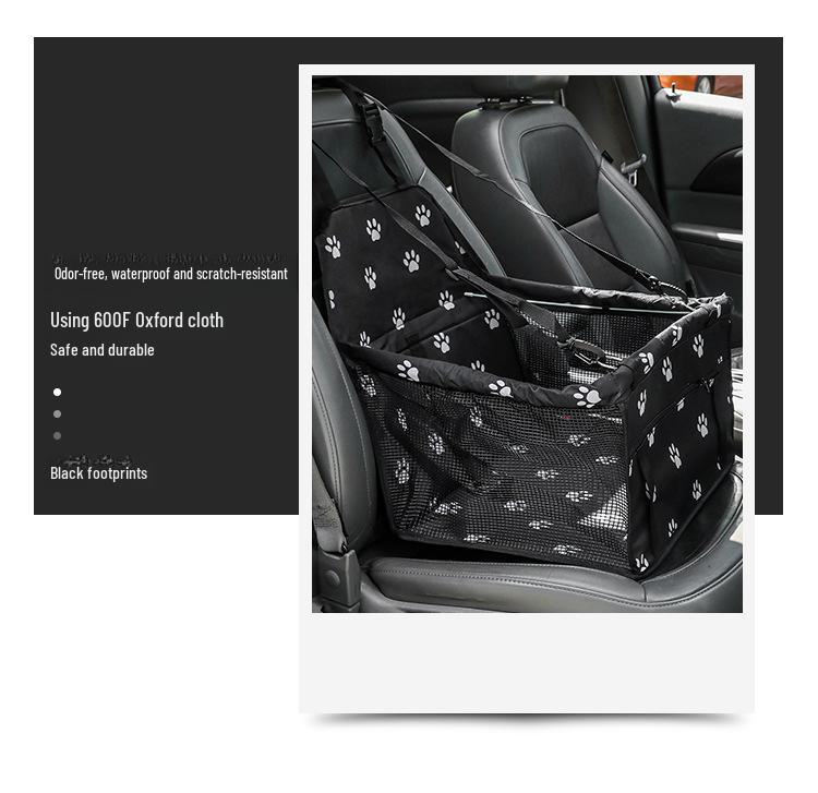 Borsa da viaggio per animali domestici in rete traspirante e coprisedile per auto