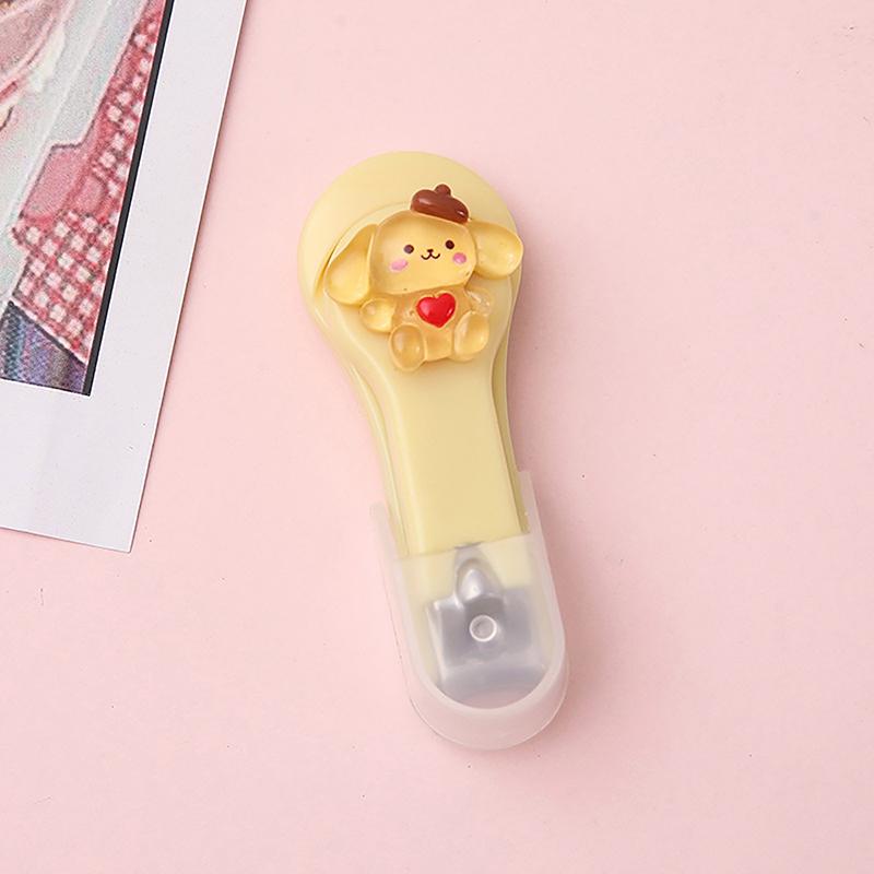 Cute Cartoon Nail Clippers Kawaii Cinnamoroll Hello Kitty Kuromi Melody Nail Clipper Folding Nail Clippers Nail Beauty Tools