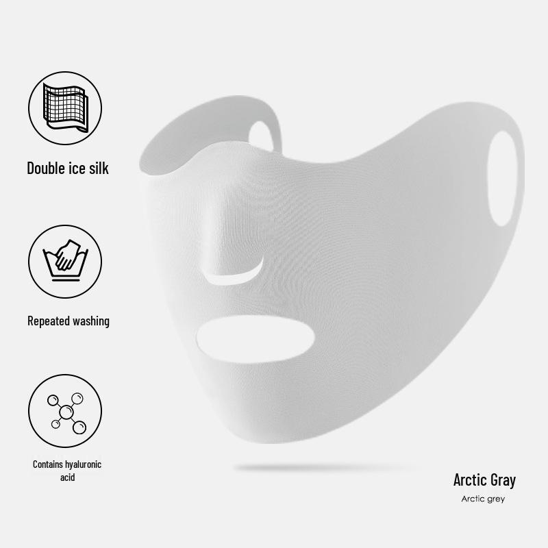 Unisex Anti-UV Ice Silk Face Mask for Outdoor Sports and Golf