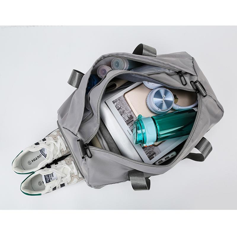 Gym bag with large capacity, travel bag for short trips, luggage bag with separate shoe compartment, yoga bag, sports bag