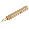 Mini Brass Pen Portable CNC Machined Electroplated Finish Smoothly Mini Brass Action Pen