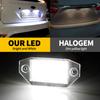 2pcs For 2000 2001 2002 2003 2004 2005 2006-2007 Ford Mondeo MK3 B4Y LED License Number Plate Light White Canbus