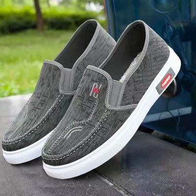 Men Loafers Breathable Canvas Shoes Men's Flats Slip On Outdoor Soft Summer Casual Shoe for Man