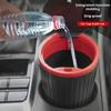 Yousheng Car Trash Can Bin with Lid Vehicle Garbage Can Cup Holder Car Organizers And Storage for Front Seat Accessories