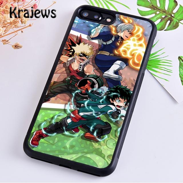 Krajews Boku no My Hero Academia Soft Phone Case Cover For iPhone 14 5 6s 7 8 plus X XR XS 11 12 13 pro max Samsung S21 S22ultra