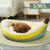 Banana Dog Nesting Bed Comfortable Soft Washable for Kittens and