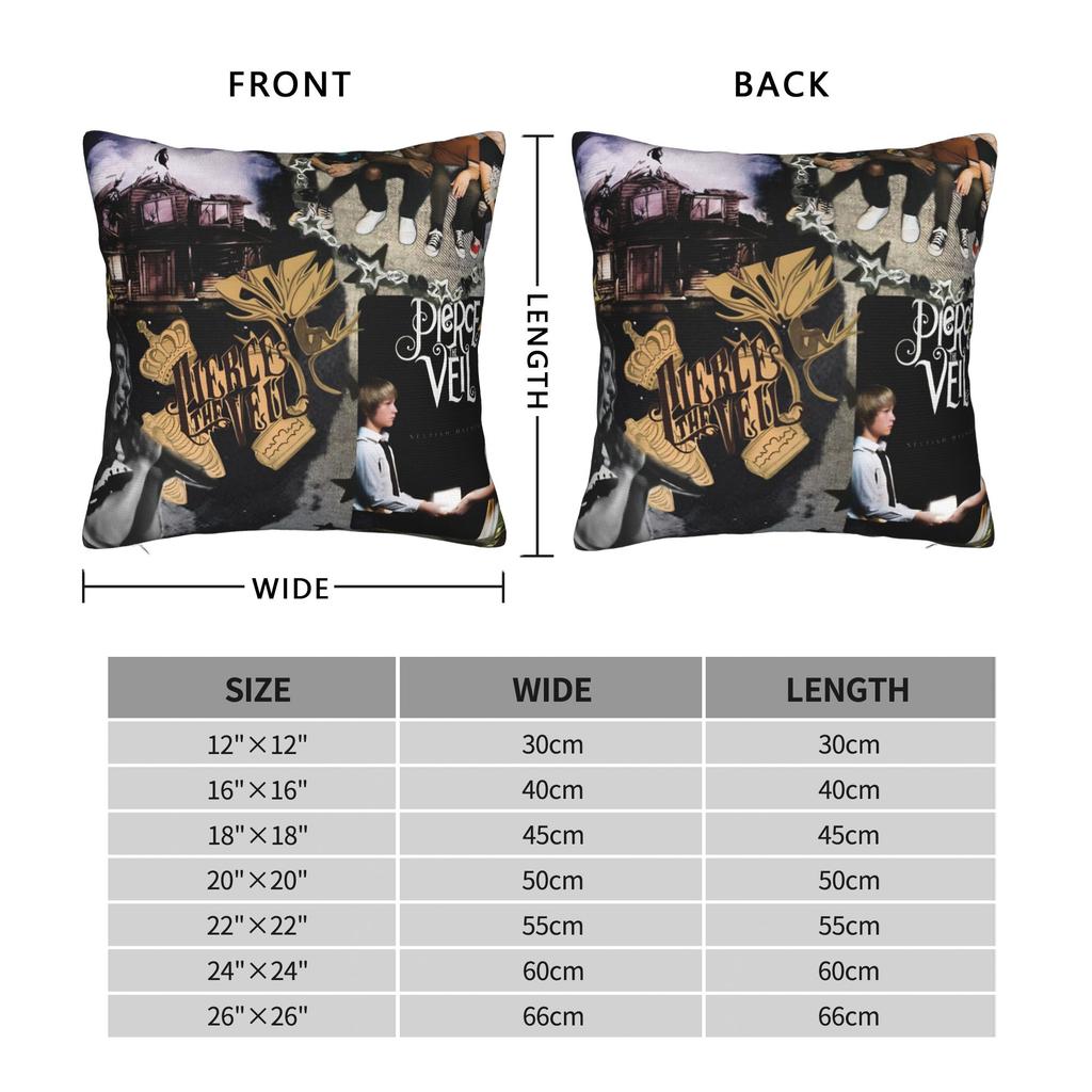 Pierce the Veils Pillow Case Morden Pillow Cover Square Pillowcases For Sofa Home Decoration