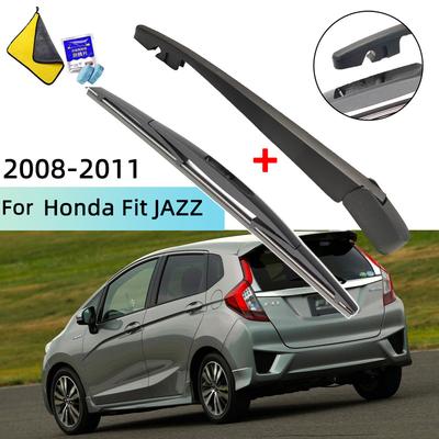 Windscreen Wiper Blade & Rear Wiper Arm Kit For Honda Fit JAZZ 2008--2011 Rear Wiper Arm Blade Car Accessories