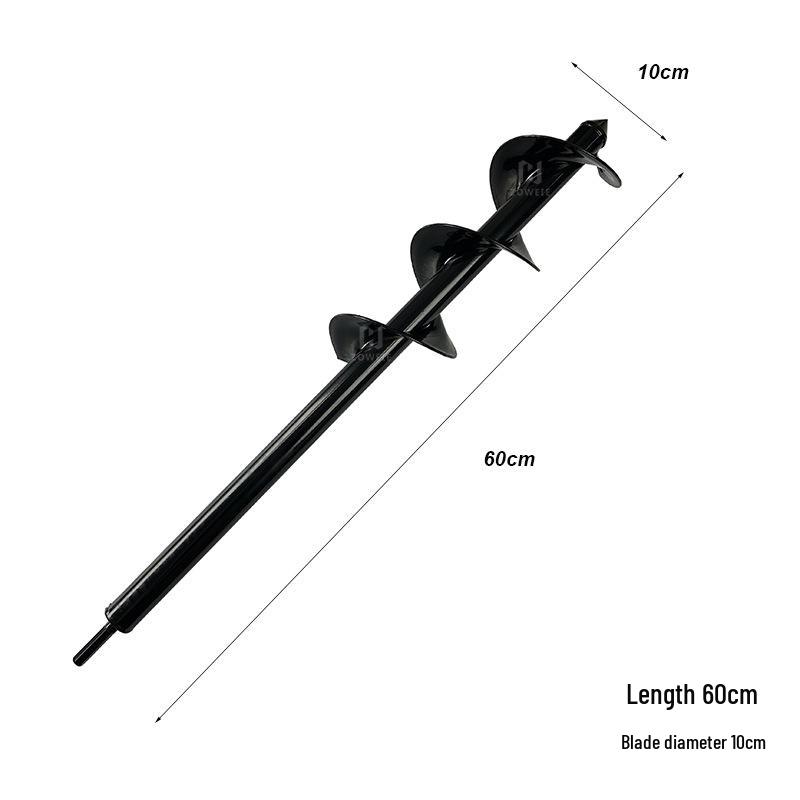 Electric Earth Auger Drill Bit: Garden Plant & Vegetable Soil Loosening Tool