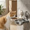 Auslaufsichere wandmontierte Hundenapf Auslaufsichere Tierfutternapf Halswirbelsäule Napf Katze Hund