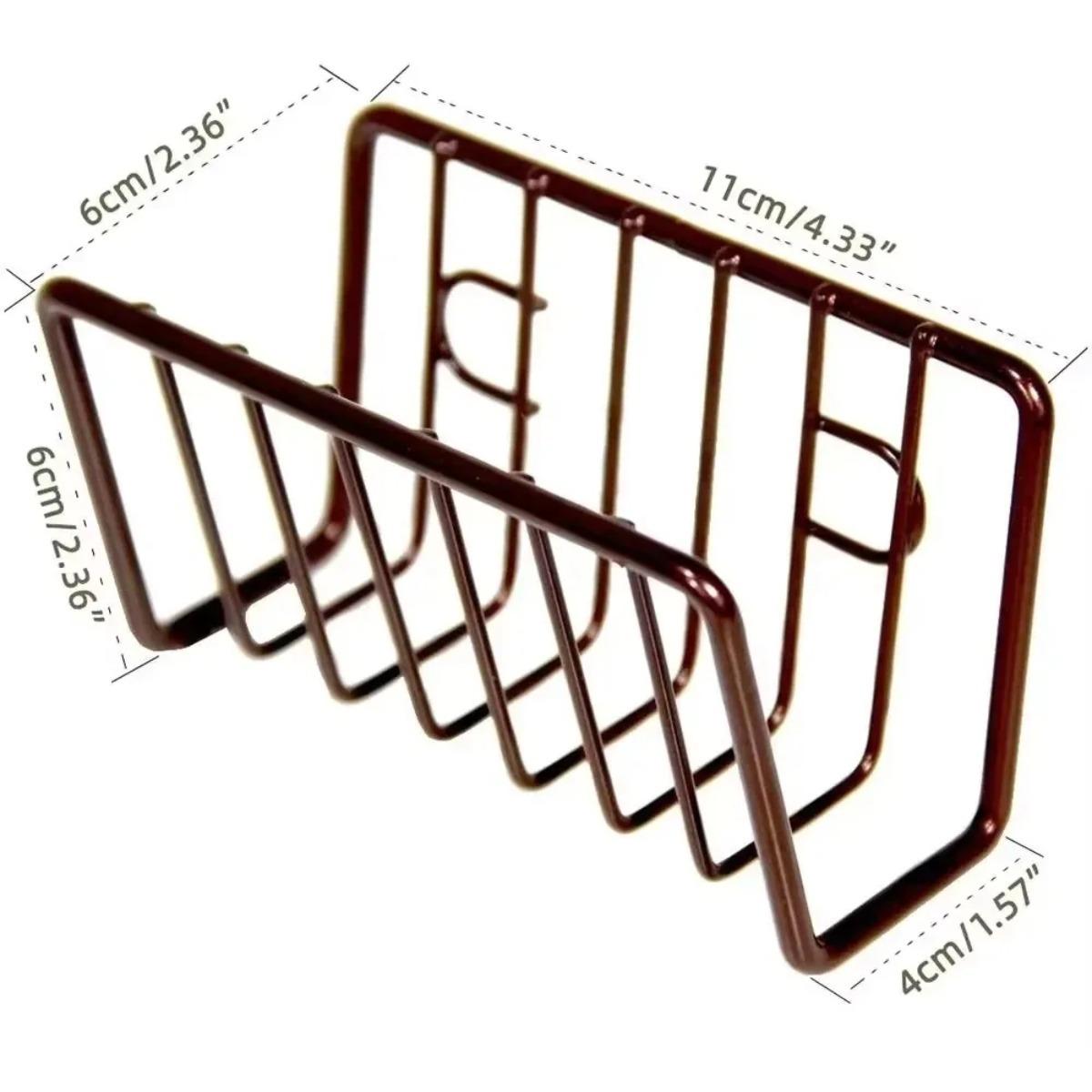 

1PC Metal Sponge Rack with Suction Cups Sink Drain Storage Shelf for Wire Ball Kitchen Organizer Kitchen Accessories Organizer