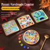 Handmade Mosaic Cartoon Coaster DIY Kit for Kids' Craft
