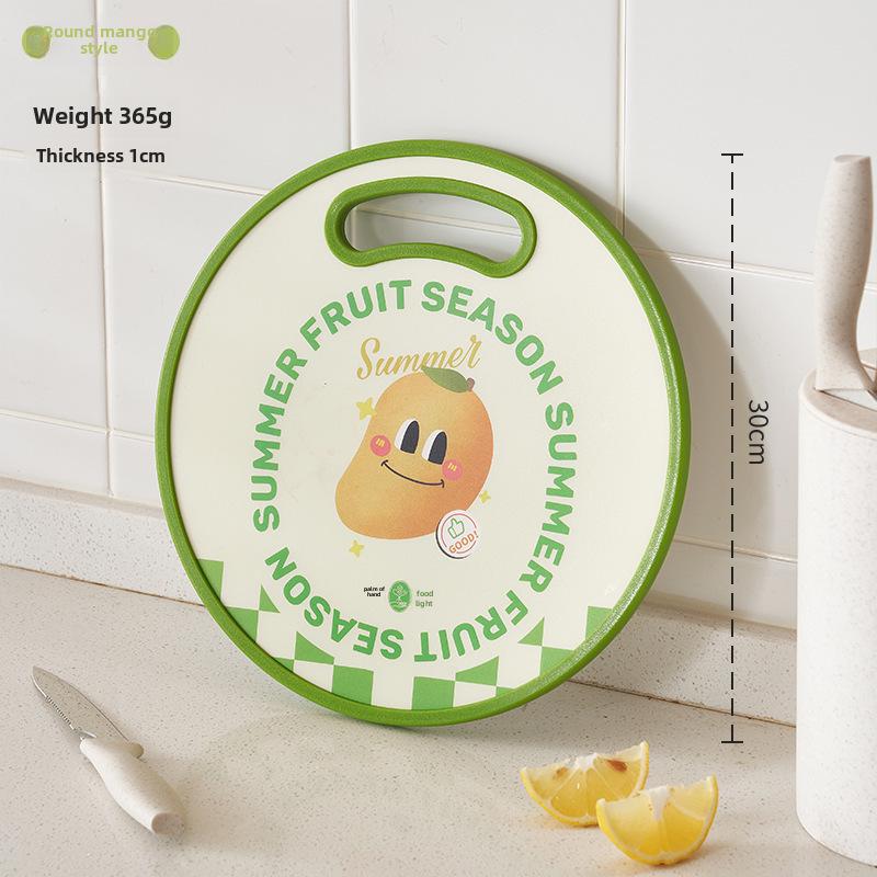 Kreatives Kinder-Doppelseitiges Lebensmittel-Kunststoff-Schneidebrett für Obst