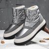 Adult High-quality Shock-absorbingAnti-skid Wear-resistant Mid Top Fashion Trend Cotton Shoes Snow Boots Men's Shoes