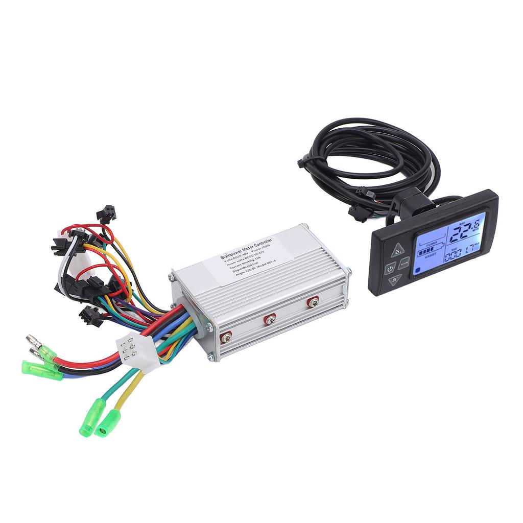 24V-48V 350W Motor Bezkartáčový Regulátor s Displejem LCD861 Vodotěsný 24V-48V Bezkartáčový Regulátor K