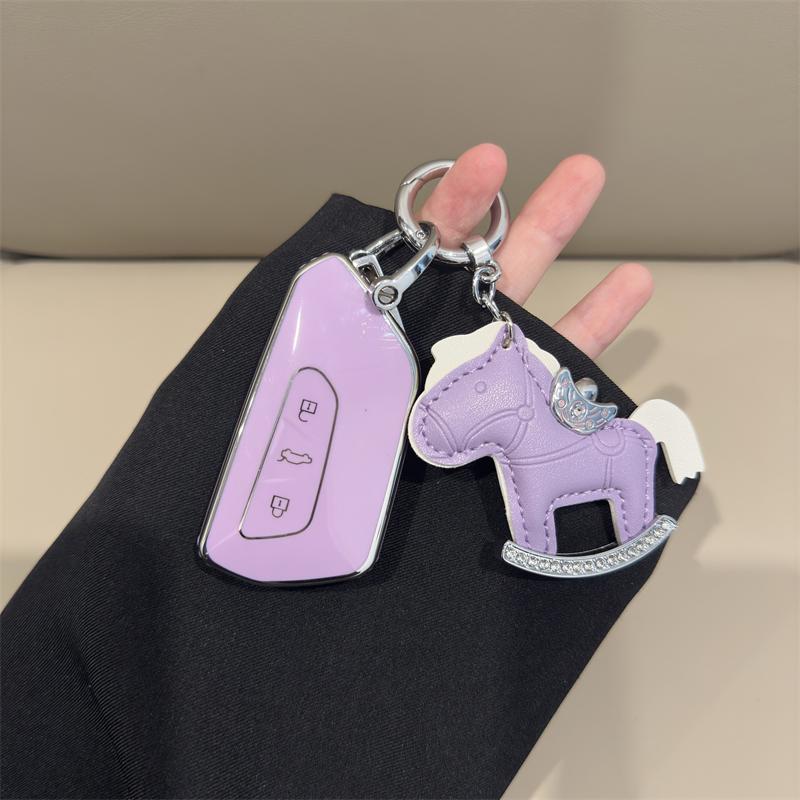 Fashion TPU Car Key Case Cover Shell Fob For Volkswagen VW ID-4 ID-6 Golf 8 MK8 For Skoda Octavia A8 For Seat Leon FR MK4 Cupra