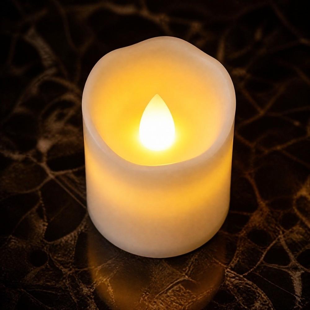 Waterproof Solar Candle Lights Decorative Weather Resistant Outdoor Candle Lights Warm Illumination Automatic Lighting